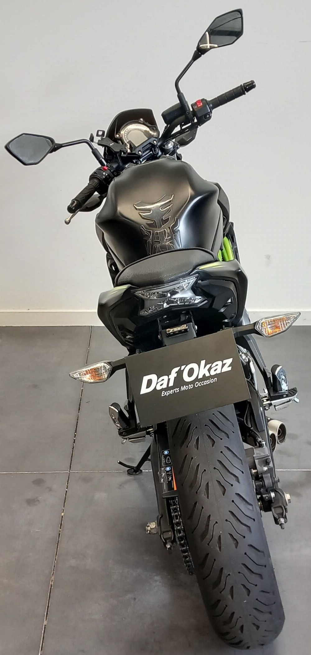 Kawasaki Z 650 2019 vue arrière