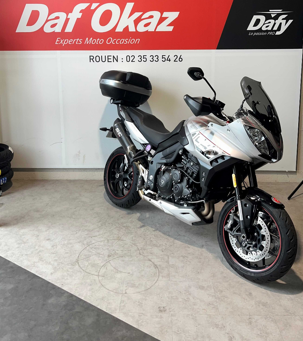 Triumph 1050 Tiger Sport 2019 vue 3/4 droite