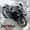 Aperçu Kawasaki Ninja 400 2018 vue 3/4 droite