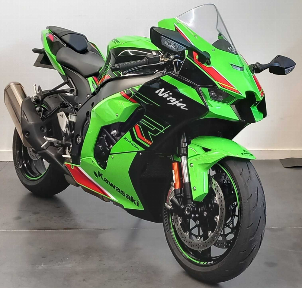 Kawasaki ZX-10R KRT 2023 vue 3/4 droite