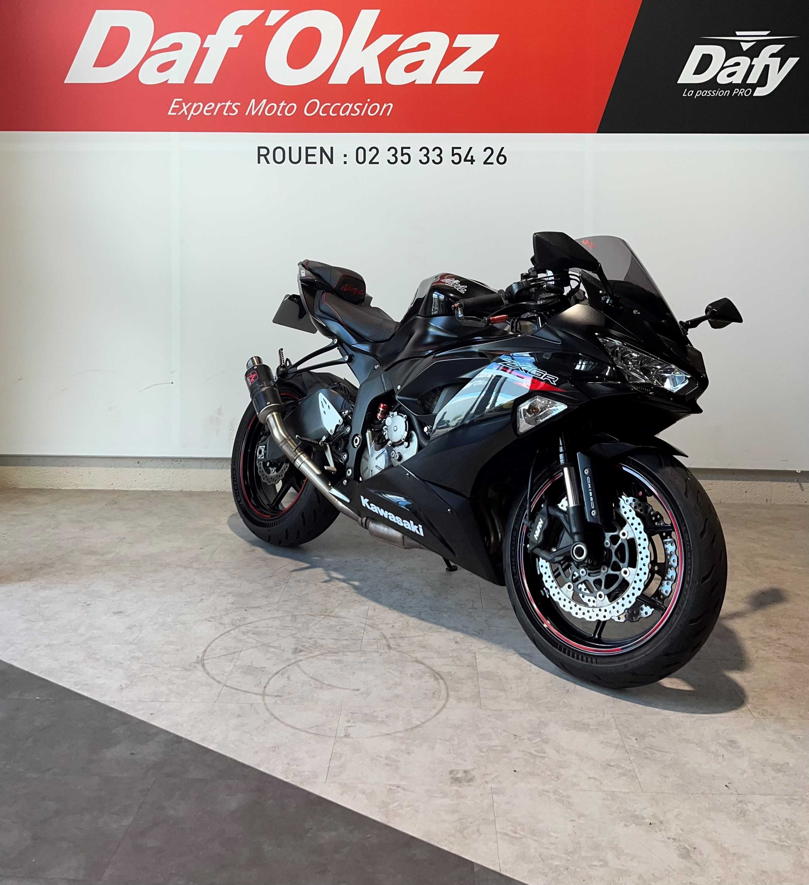 Kawasaki ZX-6R 636 Ninja 2020 HD vue 3/4 droite