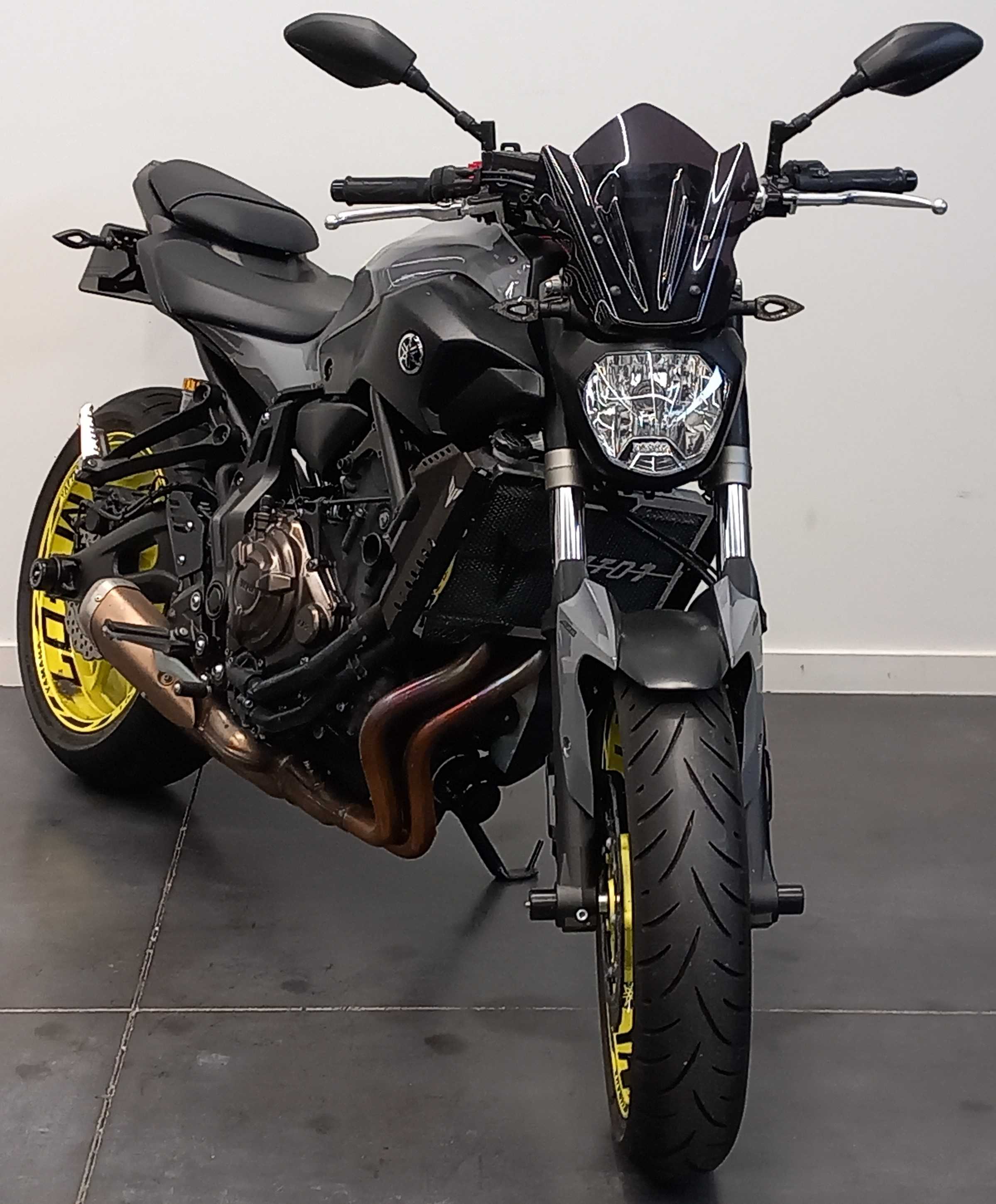 Yamaha MT-07 ABS 2017 HD vue 3/4 droite