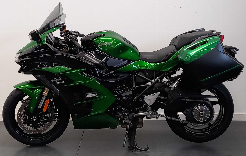 Kawasaki Ninja H2 SX SE 2020 vue gauche