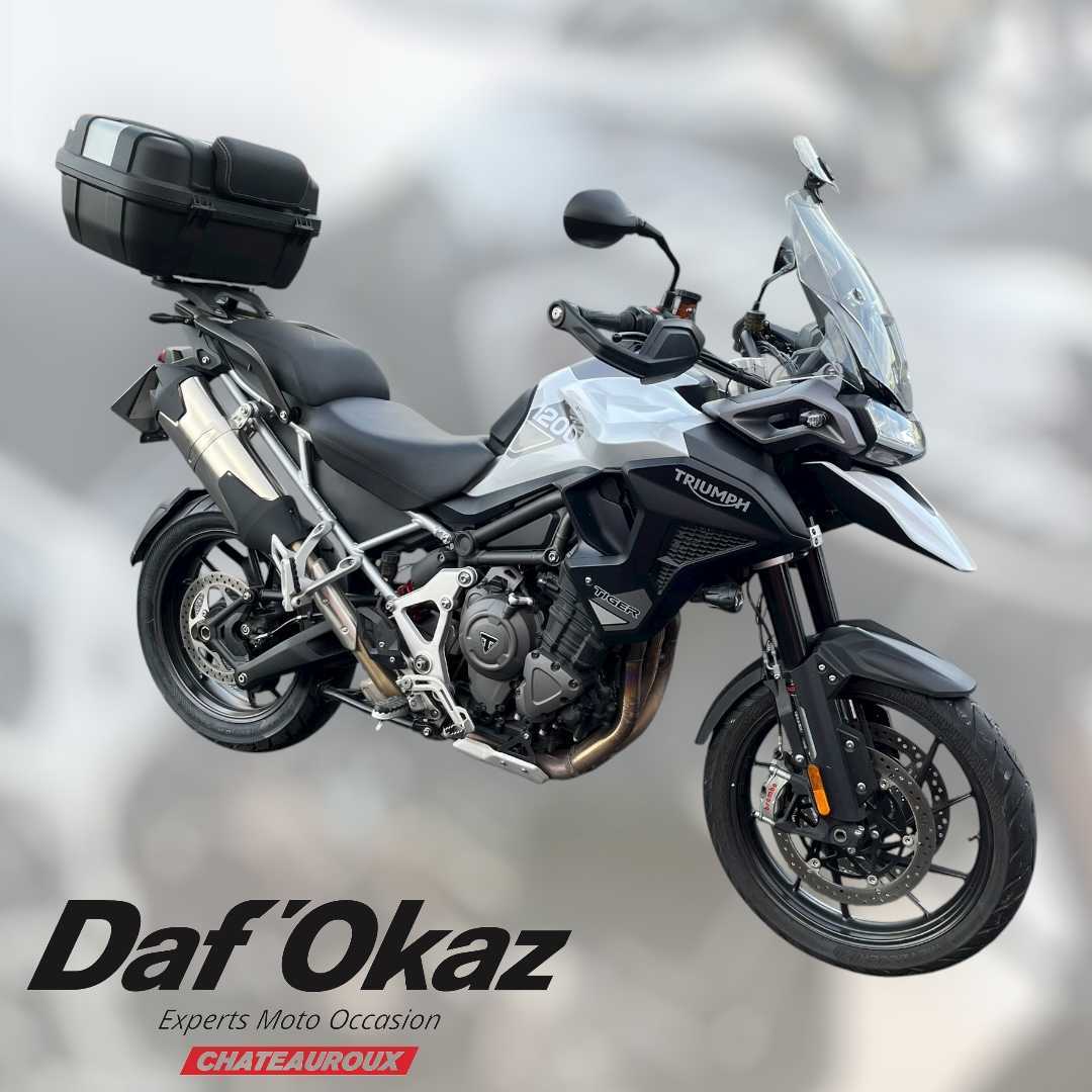 Triumph 1200 Tiger GT Pro 2023 HD vue 3/4 droite
