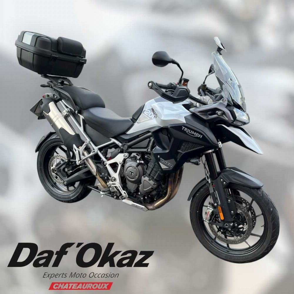 Triumph 1200 Tiger GT Pro 2023 vue 3/4 droite