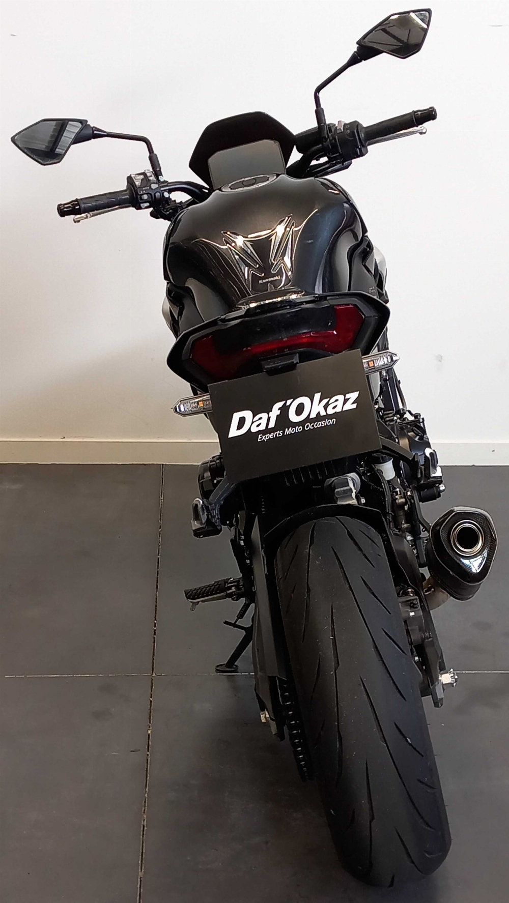 Kawasaki Z 900 A2 2023 vue arrière
