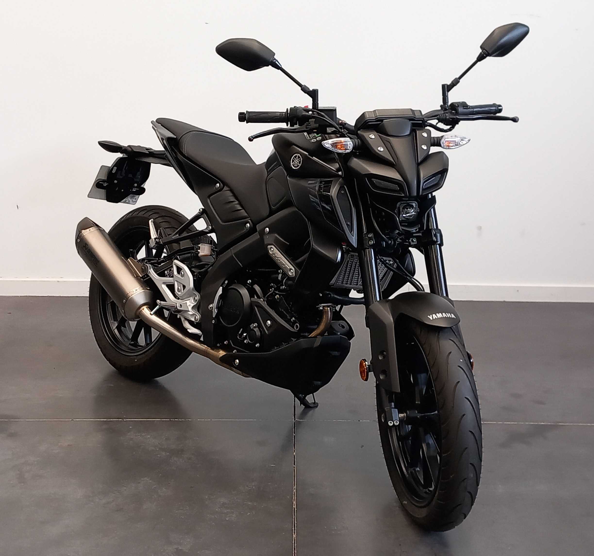 Yamaha MT 125 ABS 2021 HD vue 3/4 droite