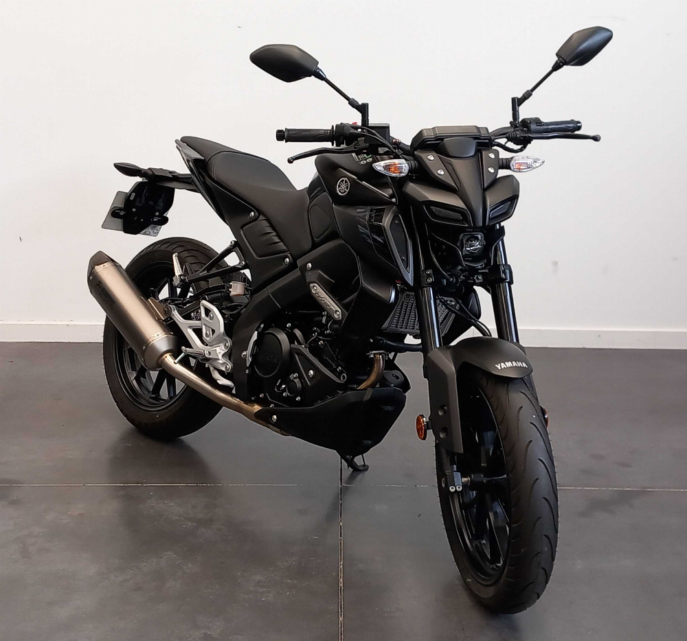 Yamaha MT 125 ABS 2021 vue 3/4 droite