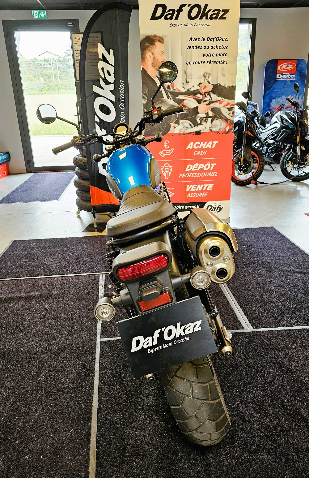 Honda CMX 500 ABS CMX Rebel A 2025 vue arrière