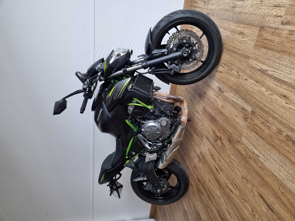 Kawasaki Z 650 2019 vue 3/4 droite