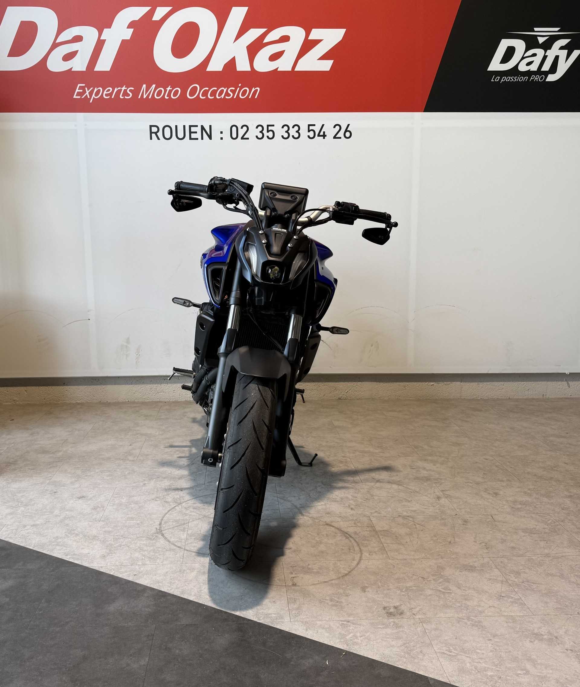 Yamaha MT-07 700 A2 2023 HD vue avant