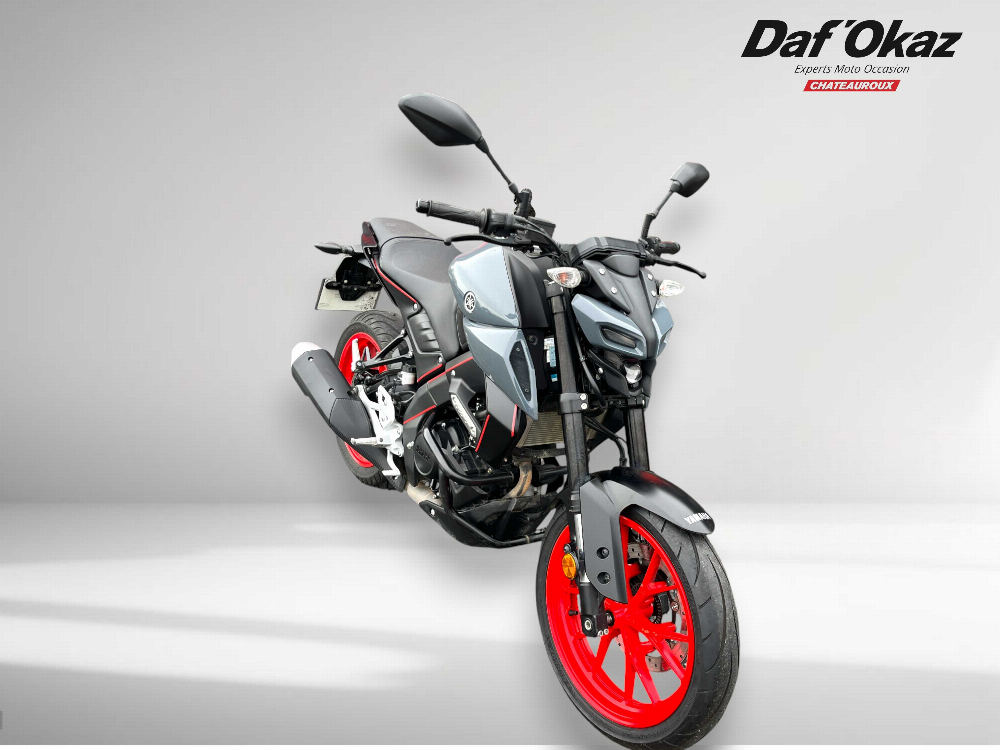 Yamaha MT 125 ABS 2021 vue 3/4 droite
