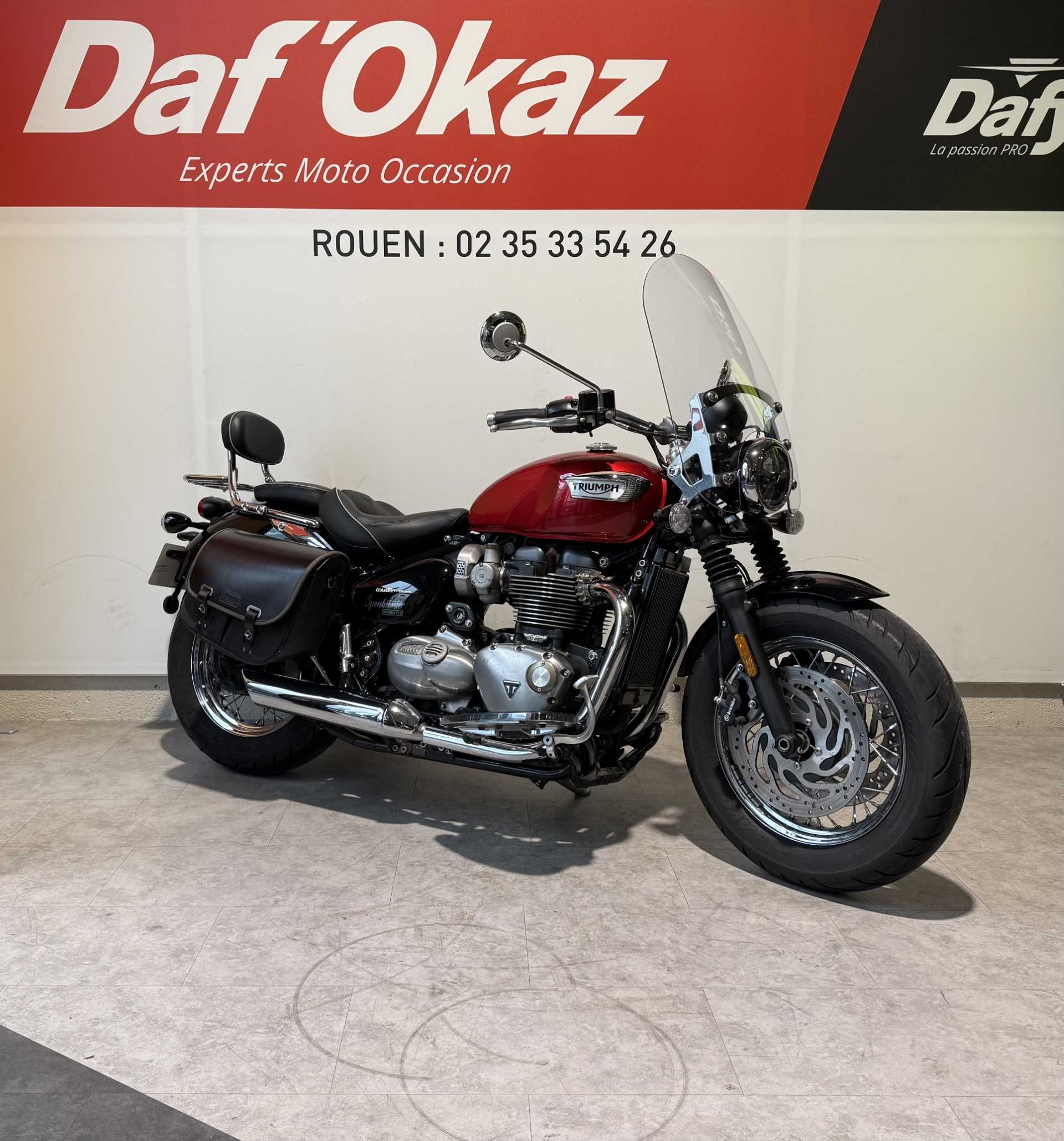 Triumph 1200 BONNEVILLE SPEEDMASTER 2019 HD vue 3/4 droite