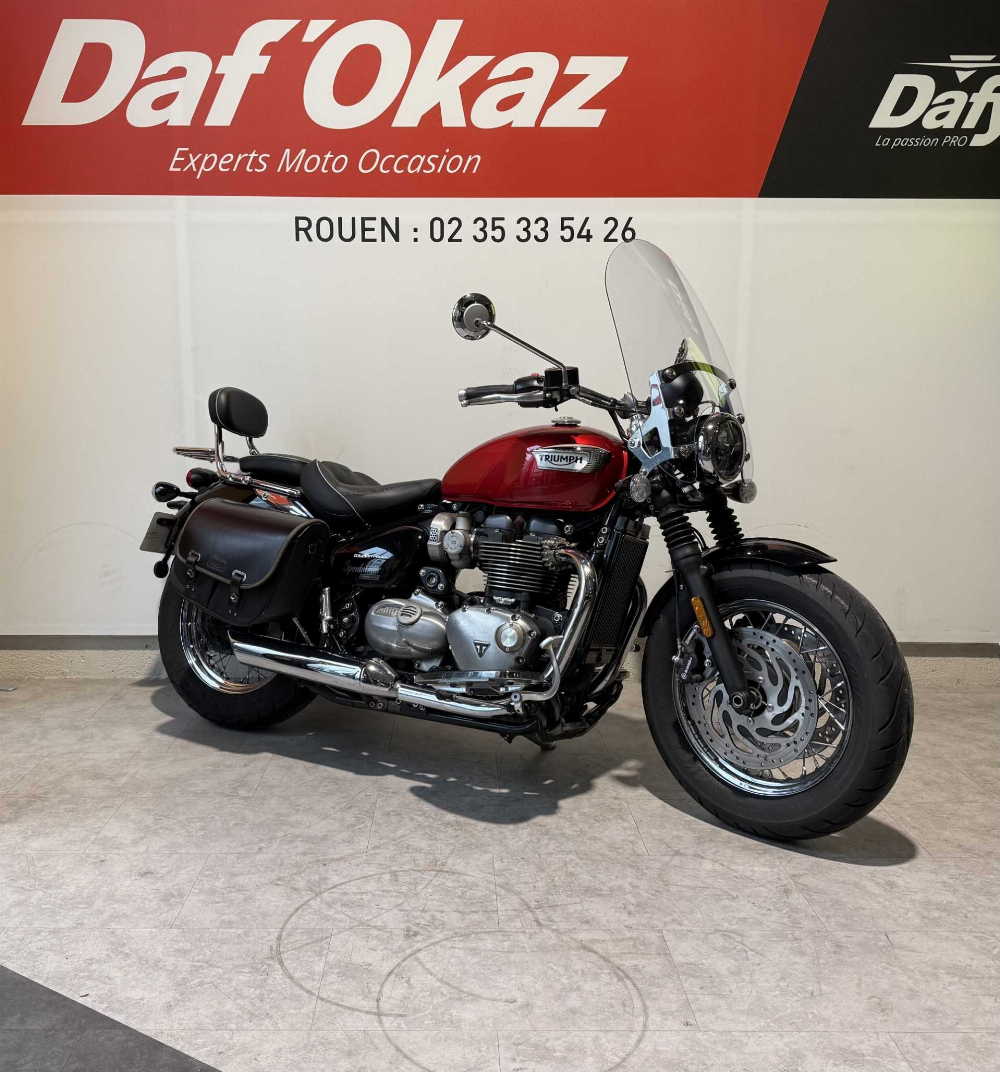 Triumph 1200 BONNEVILLE SPEEDMASTER 2019 vue 3/4 droite
