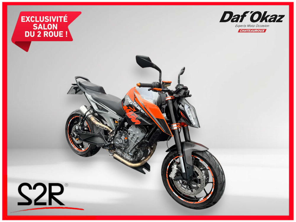 KTM 790 Duke 2019 vue 3/4 droite