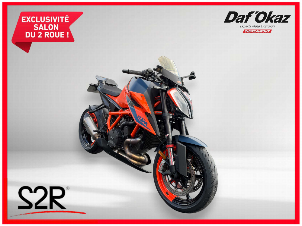 KTM 1290 Super Duke R 2021 vue 3/4 droite