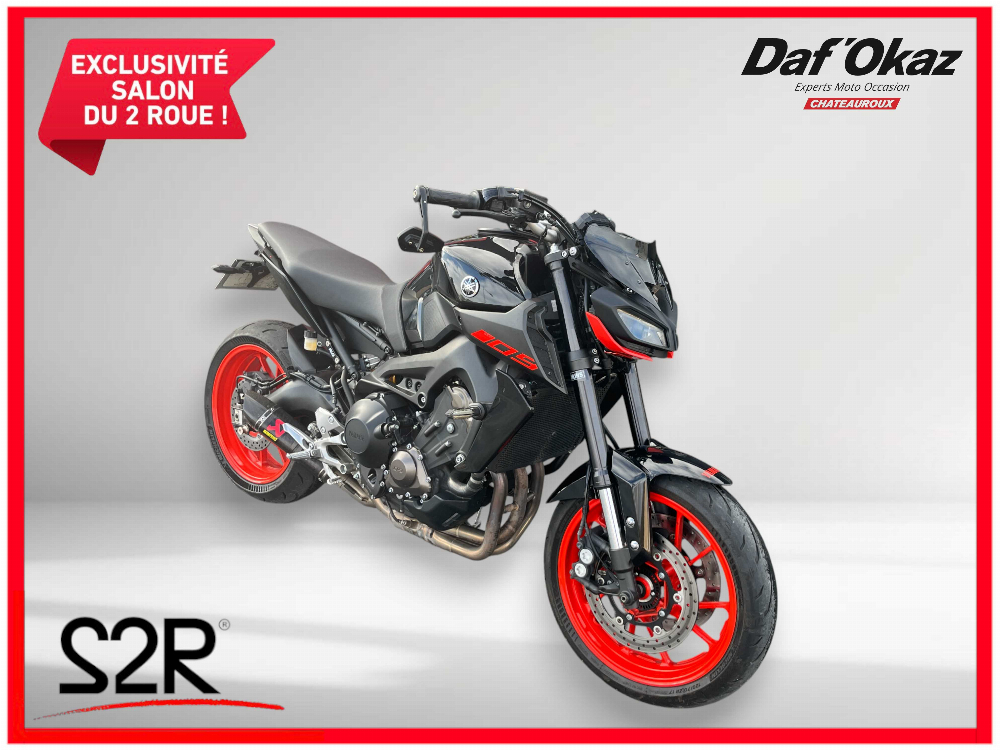 Yamaha MT-09 850 ABS 2019 vue 3/4 droite