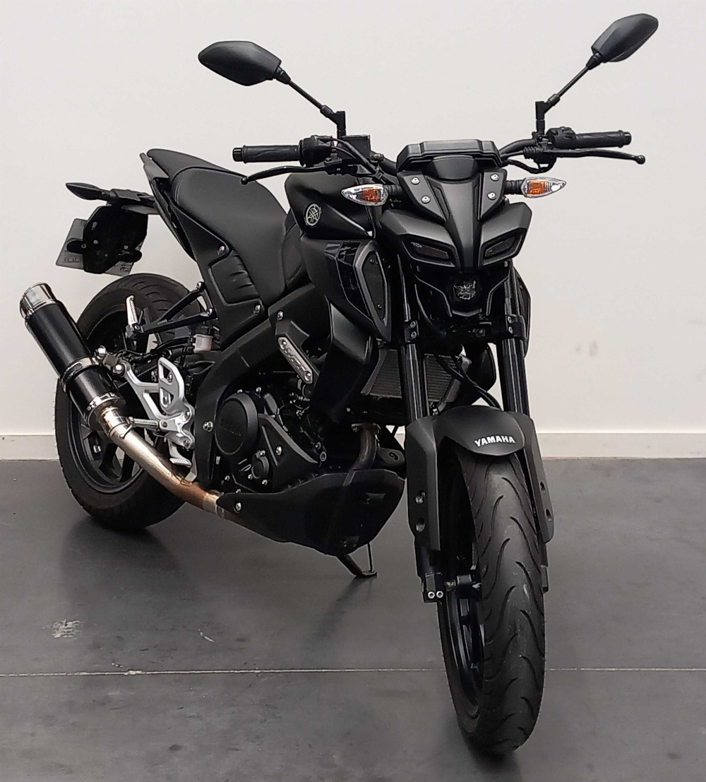 Yamaha MT 125 2022 vue 3/4 droite