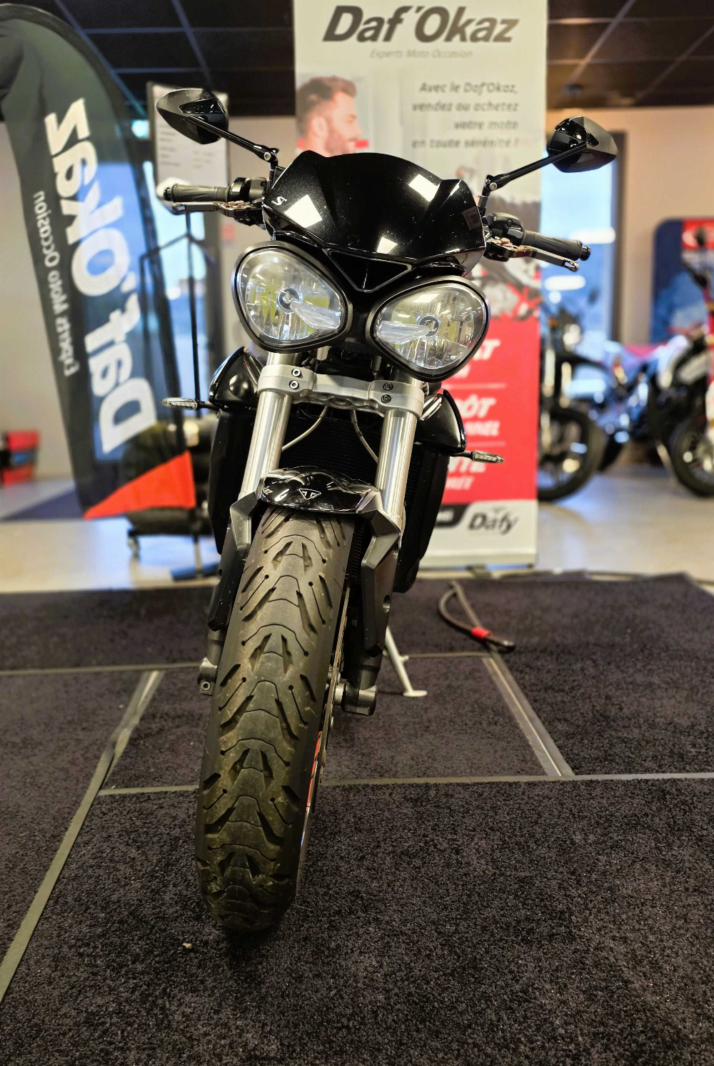 Triumph 660 Street Triple S (A2) 2018 vue avant