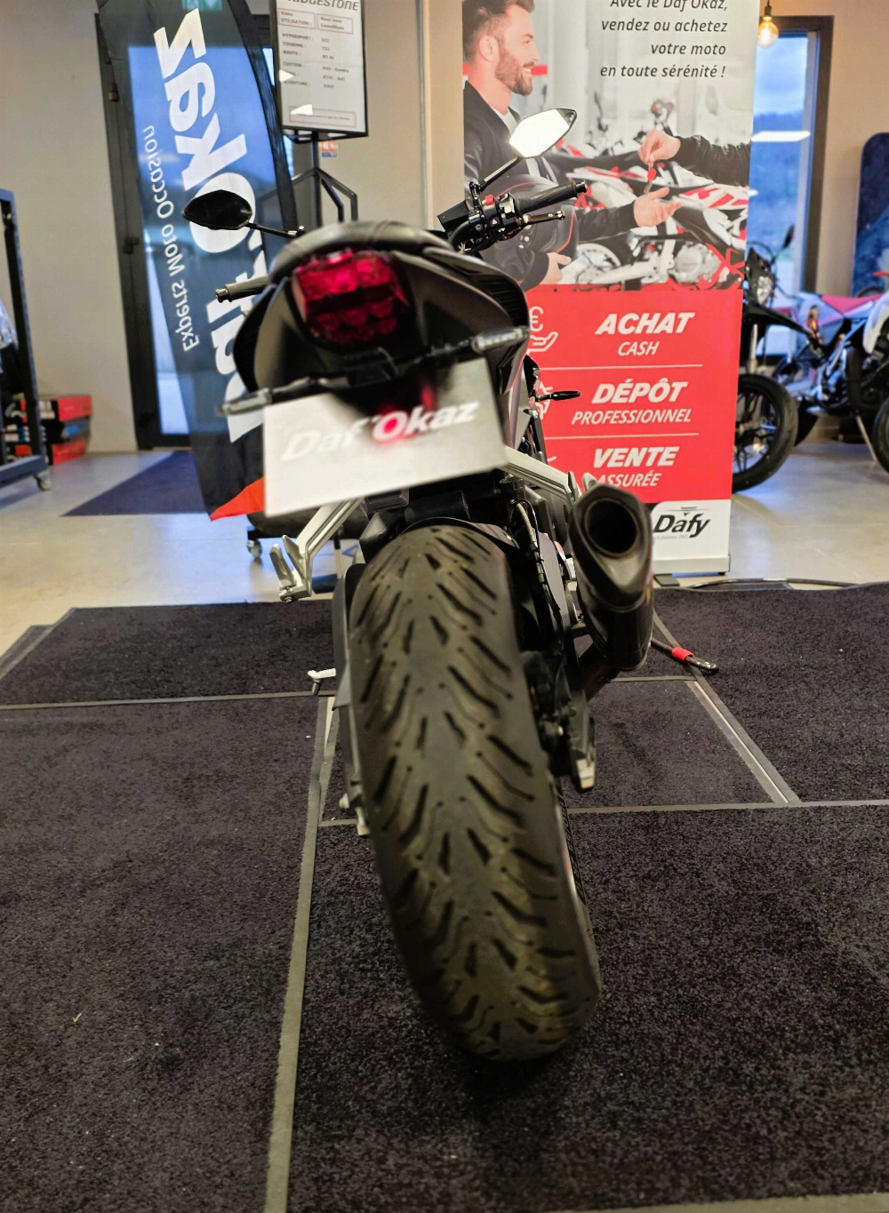 Triumph 660 Street Triple S (A2) 2018 vue arrière