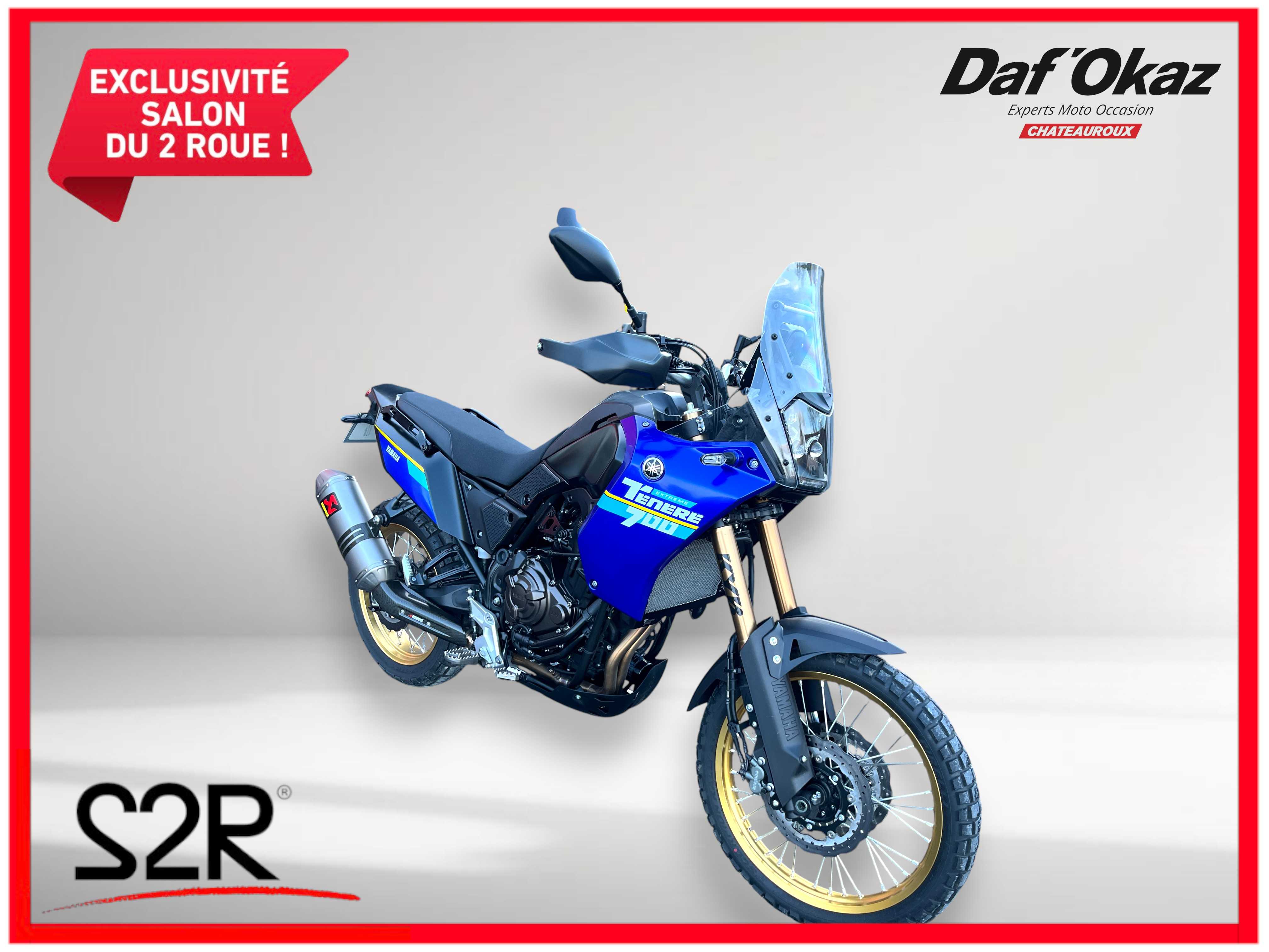 Yamaha XTZ 700 TENERE EXTREME 2024 HD vue 3/4 droite