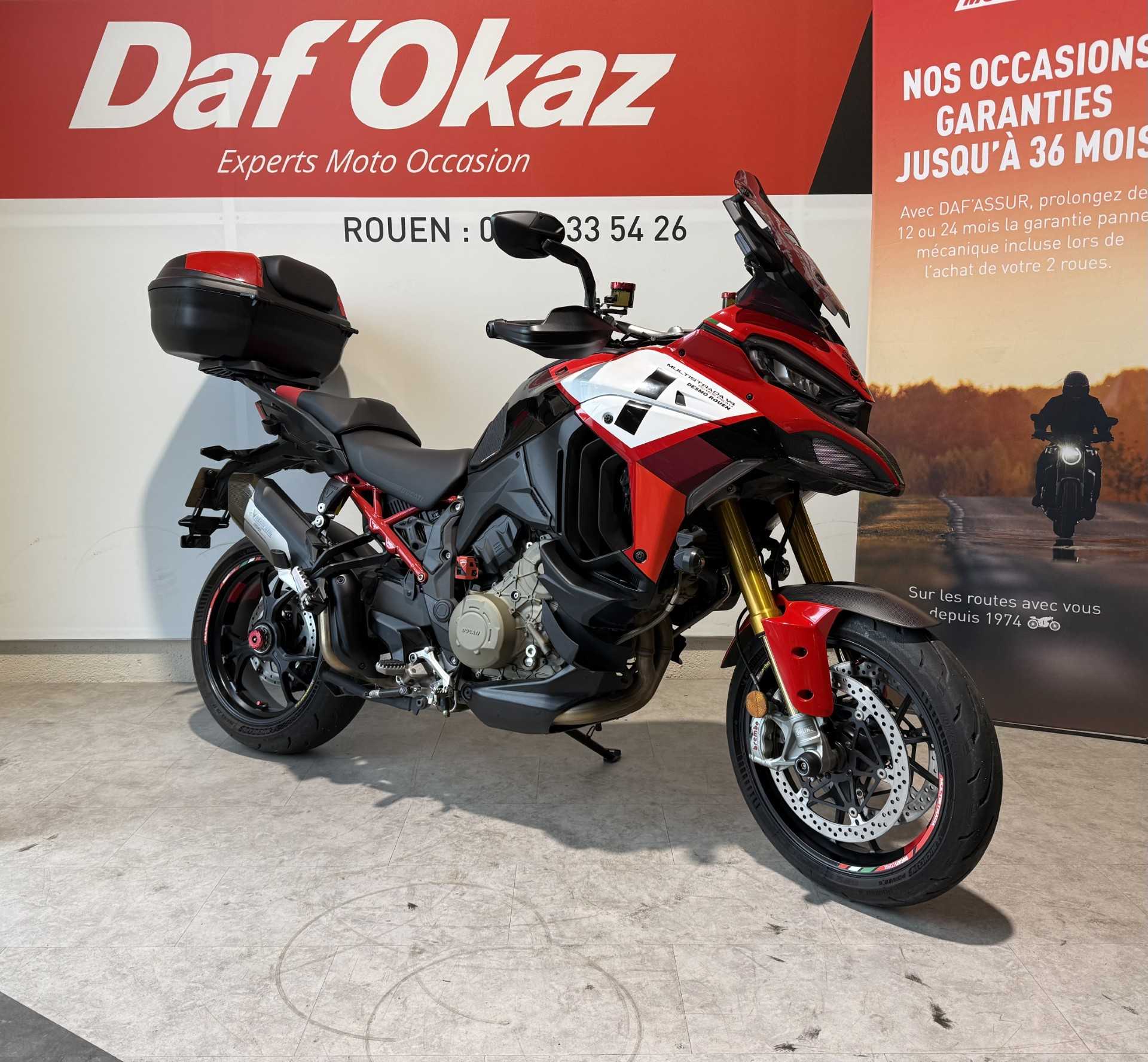 Ducati Multistrada 1160 V4 Pikes Peak 2023 HD vue 3/4 droite