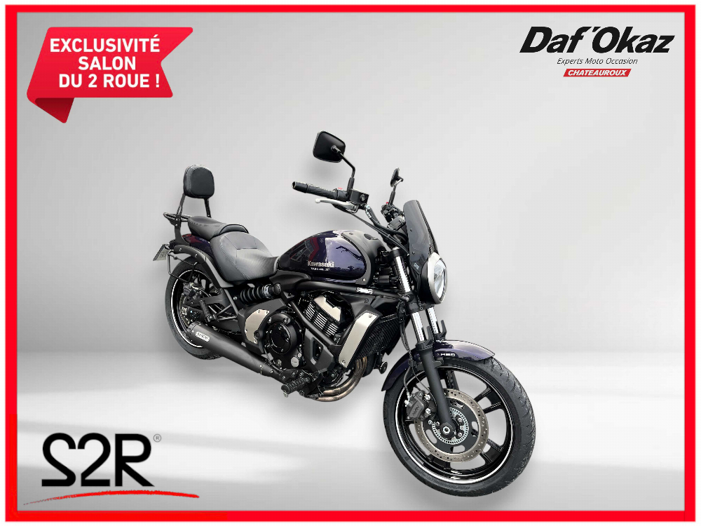 Kawasaki EN 650 Vulcan S ABS 2015 vue 3/4 droite