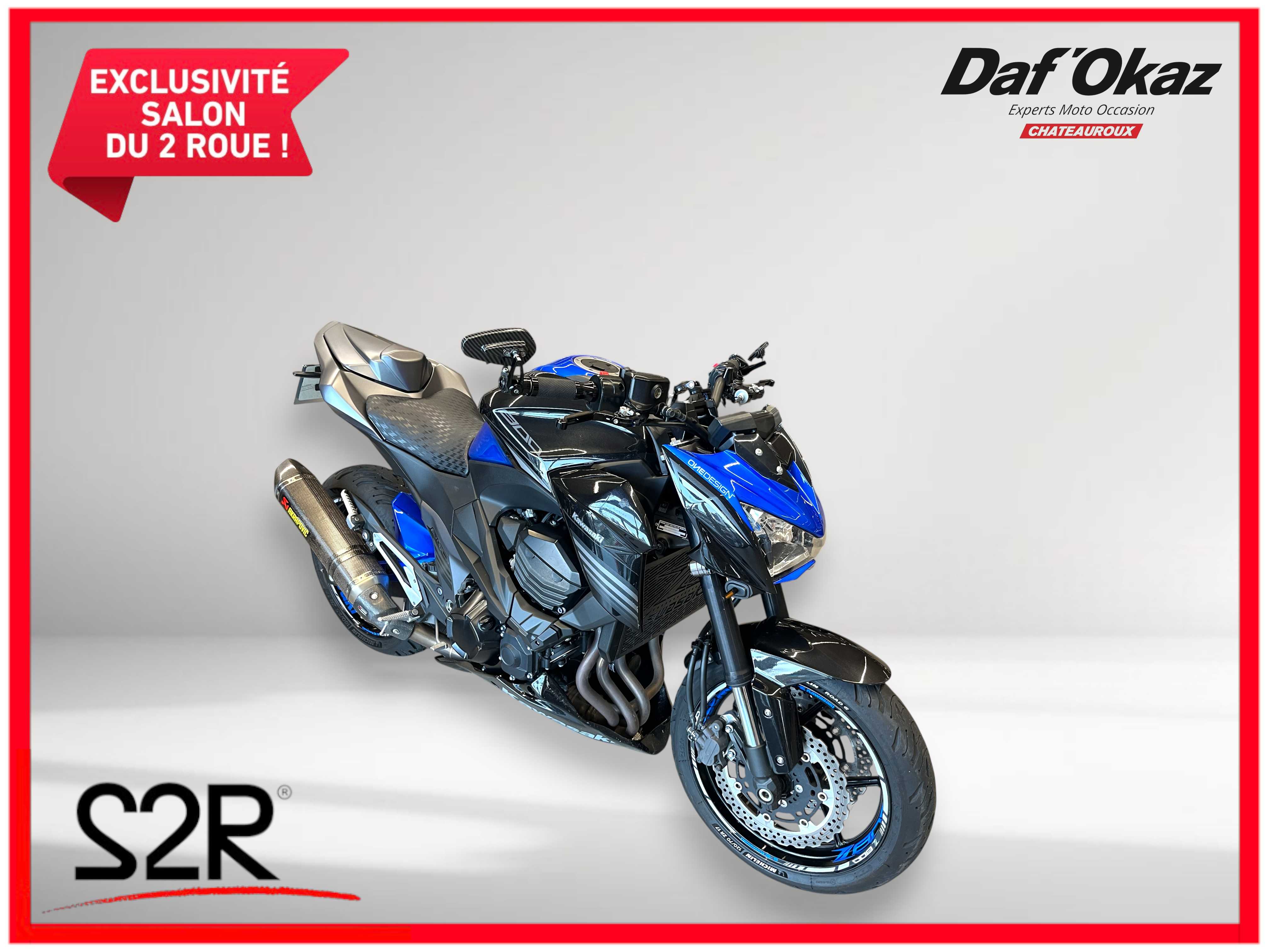 Kawasaki Z 800 E 2016 HD vue 3/4 droite