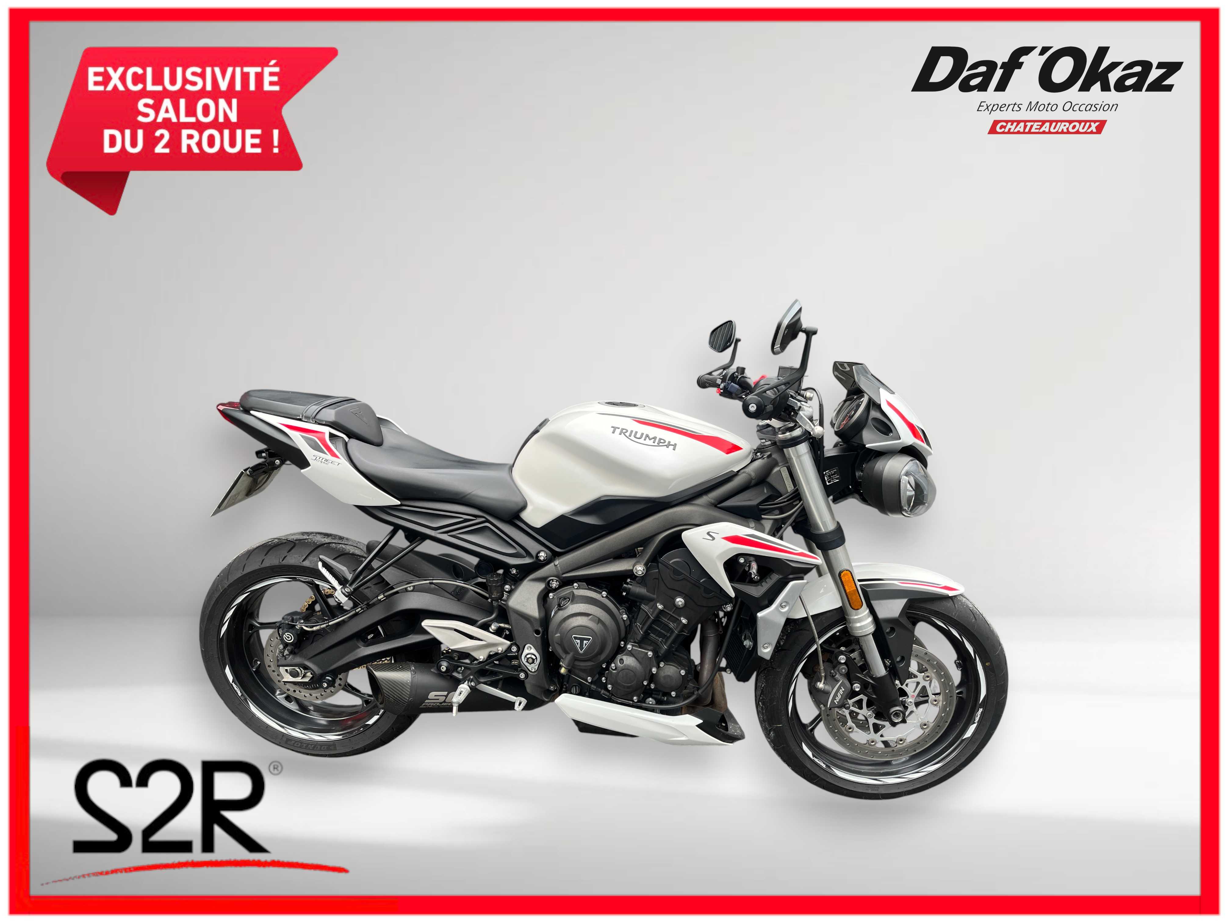 Triumph 660 Street Triple S (A2) 2020 HD vue avant