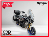 Aperçu Yamaha TRACER 9 GT + 2024 vue 3/4 droite