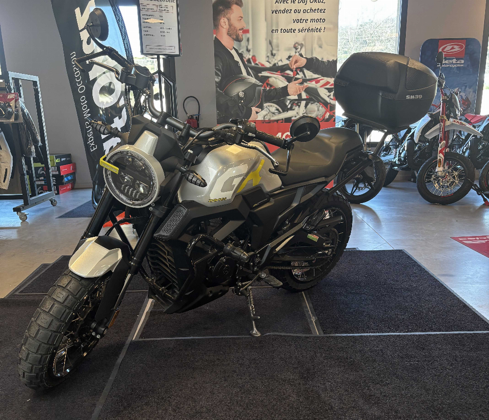 Zontes 125 GK ABS GK ABS 2024 vue 3/4 droite