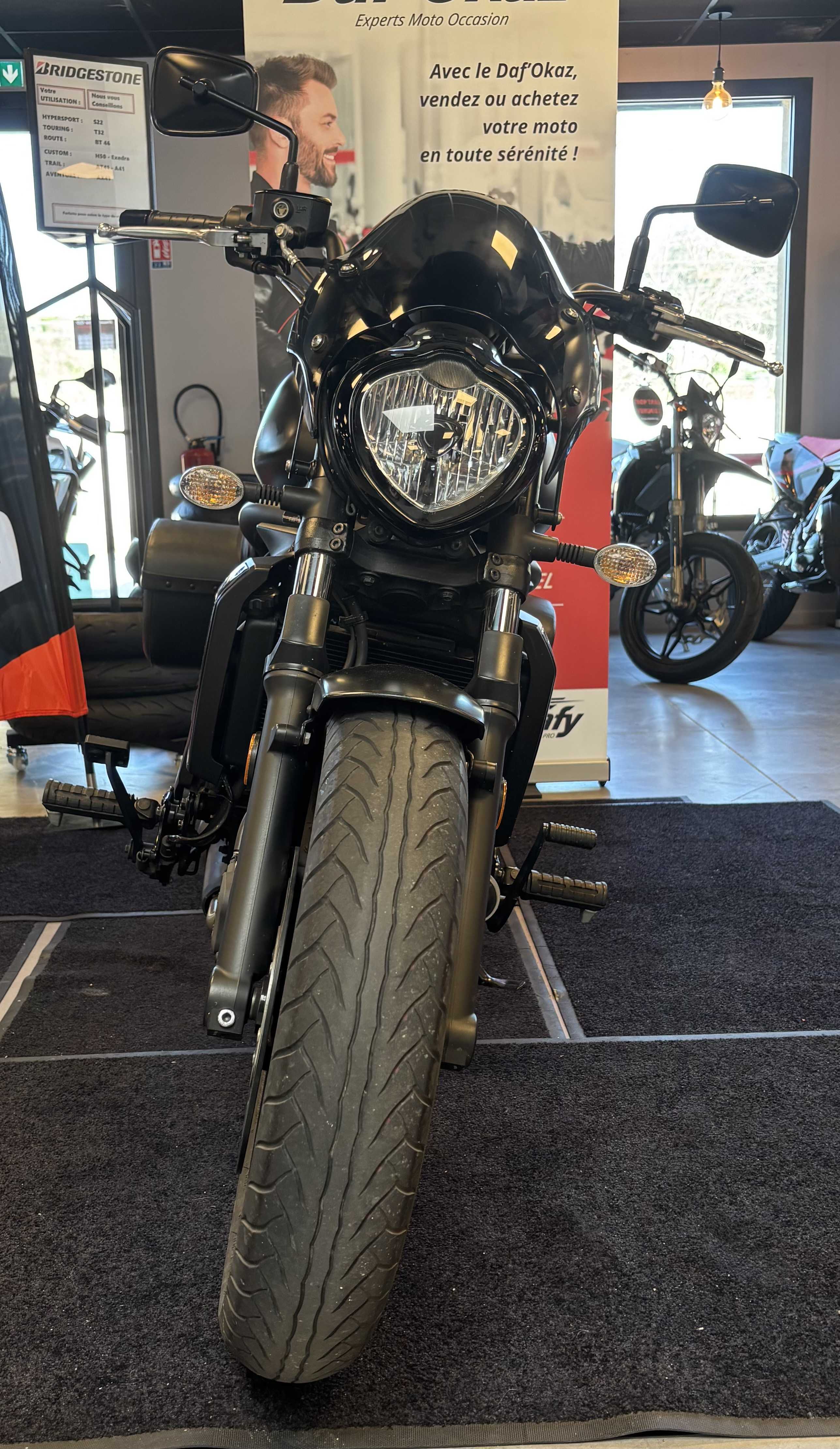 Kawasaki EN 650 Vulcan S ABS 2017 HD vue avant