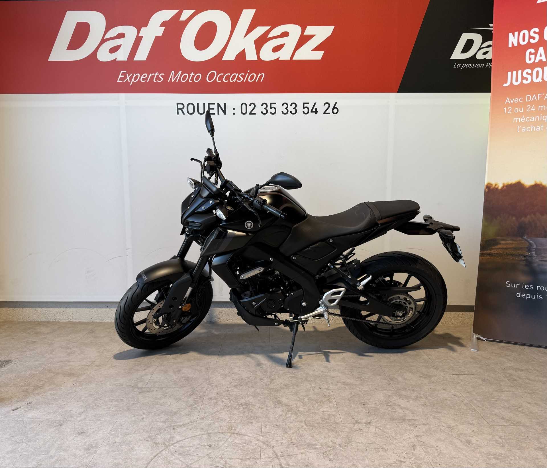 Yamaha MT 125 - 2025 HD vue 3/4 droite
