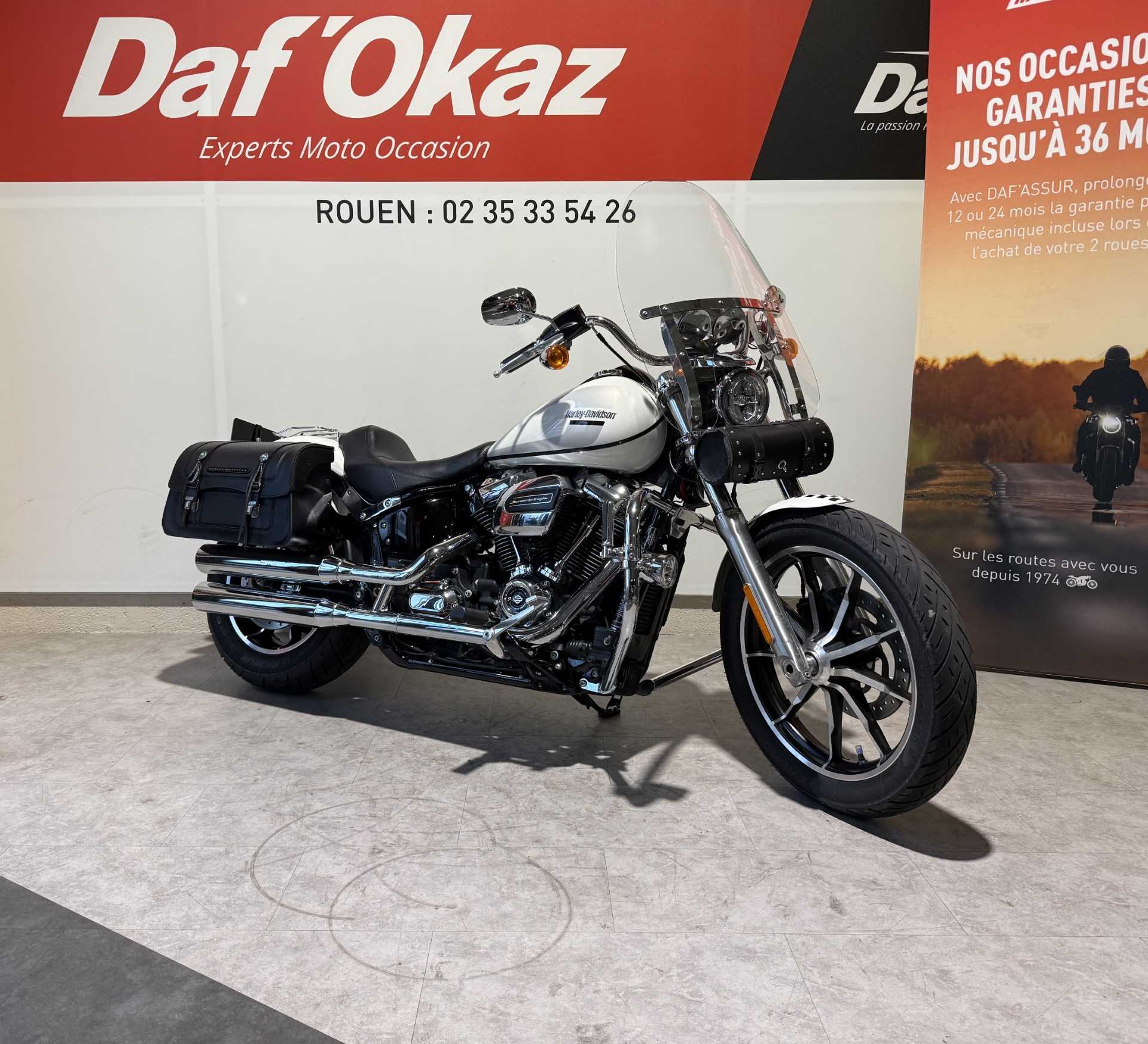 Harley-Davidson FXLR 1750 ABS FXLR Softail Low Rider 107 A 2018 HD vue 3/4 droite