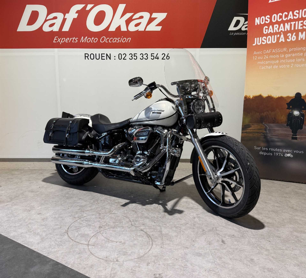 Harley-Davidson FXLR 1750 ABS FXLR Softail Low Rider 107 A 2018 vue 3/4 droite