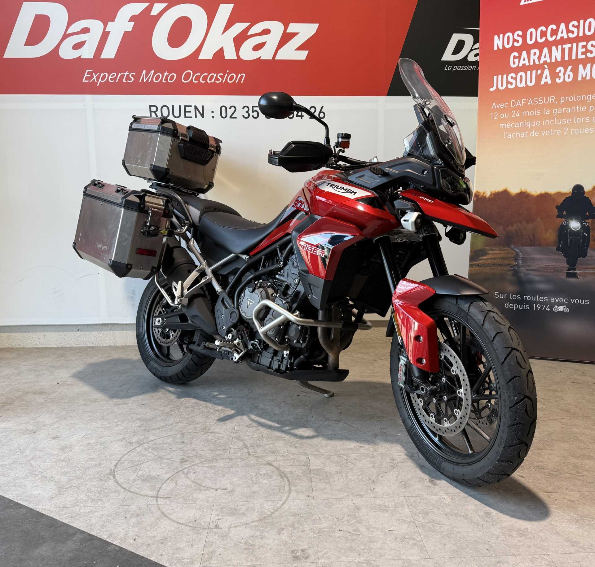 Triumph TIGER 900 GT PTO GT PRO 2021 HD vue 3/4 droite