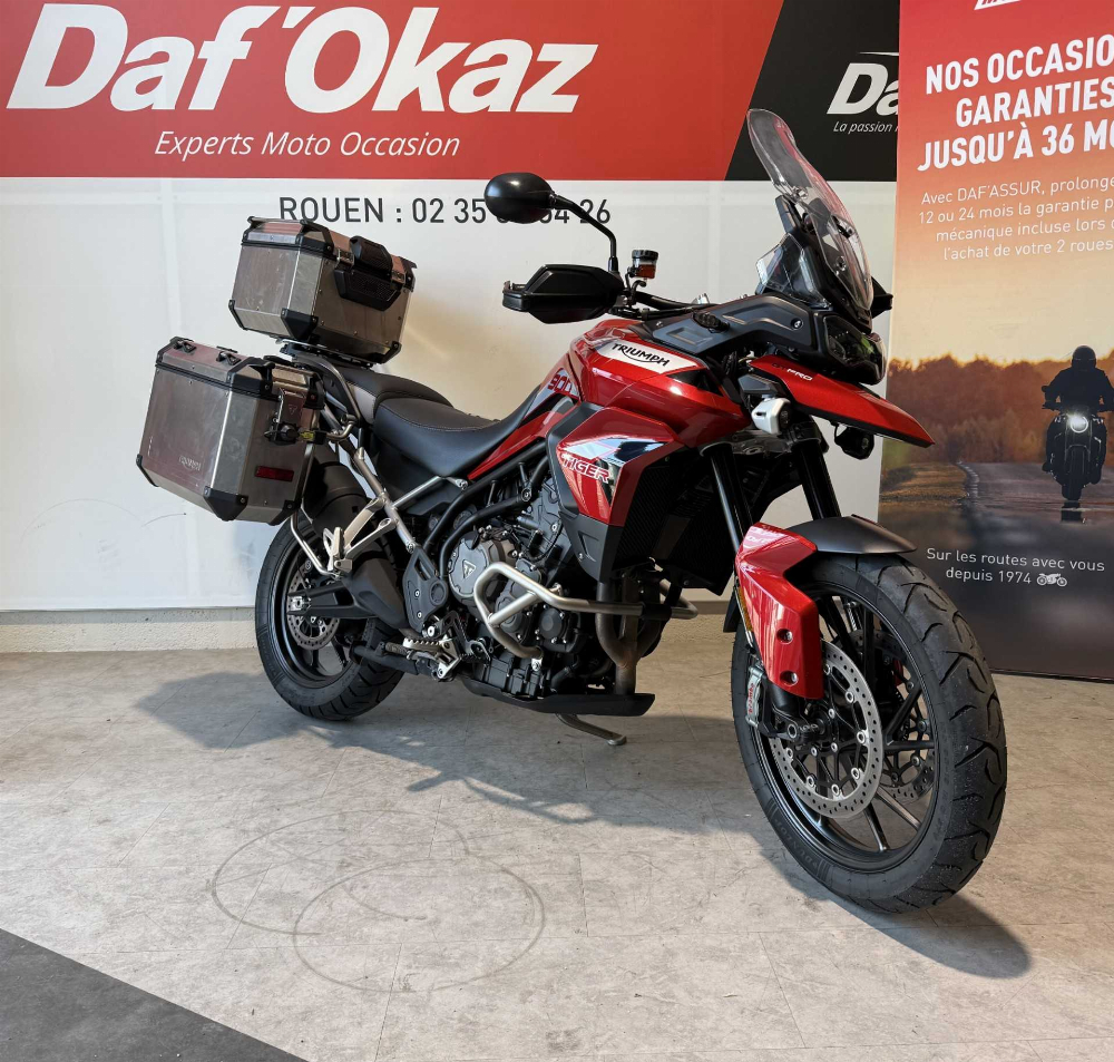 Triumph TIGER 900 GT PTO GT PRO 2021 vue 3/4 droite