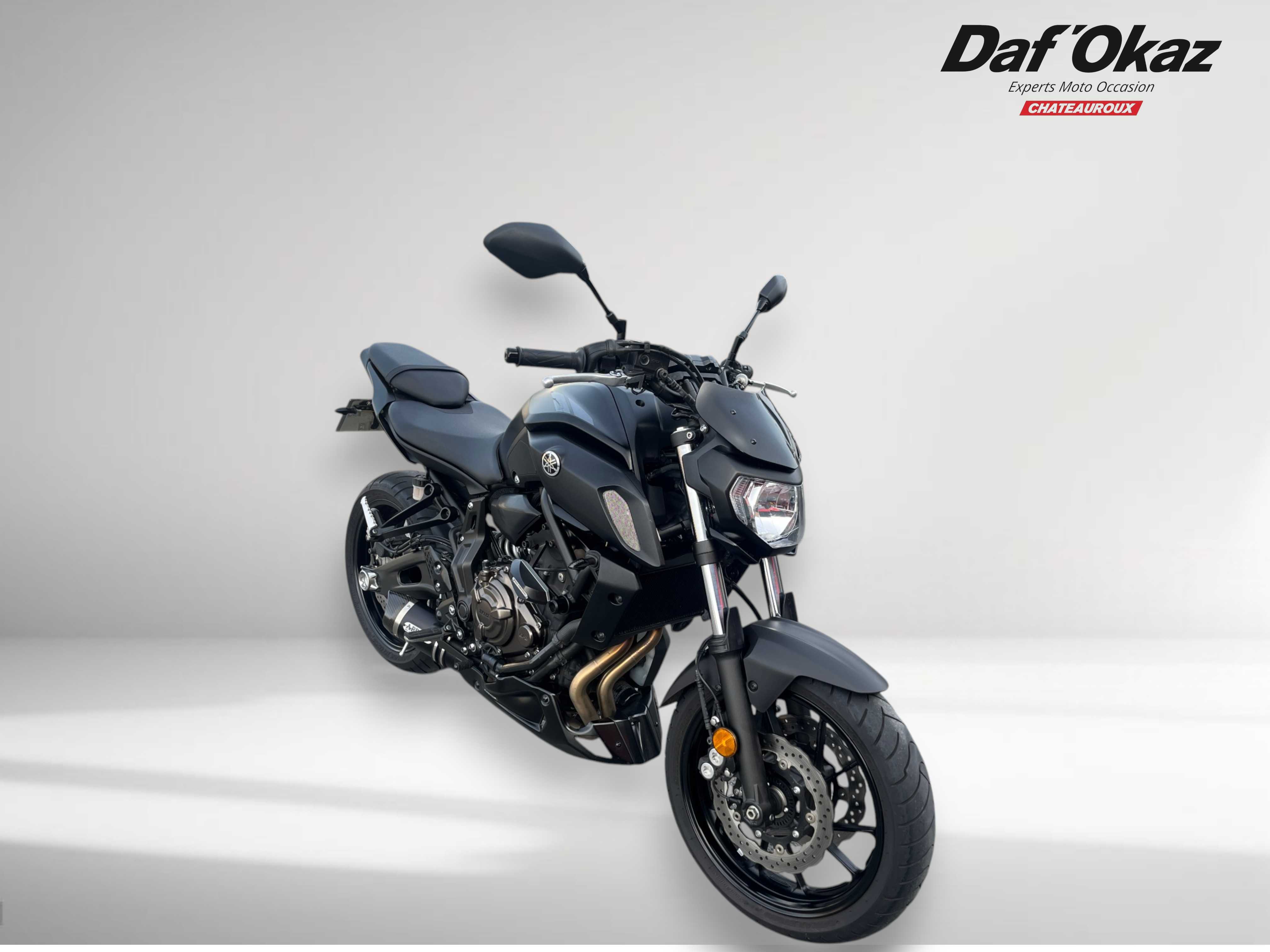 Yamaha MT-07 ABS 2018 HD vue 3/4 droite