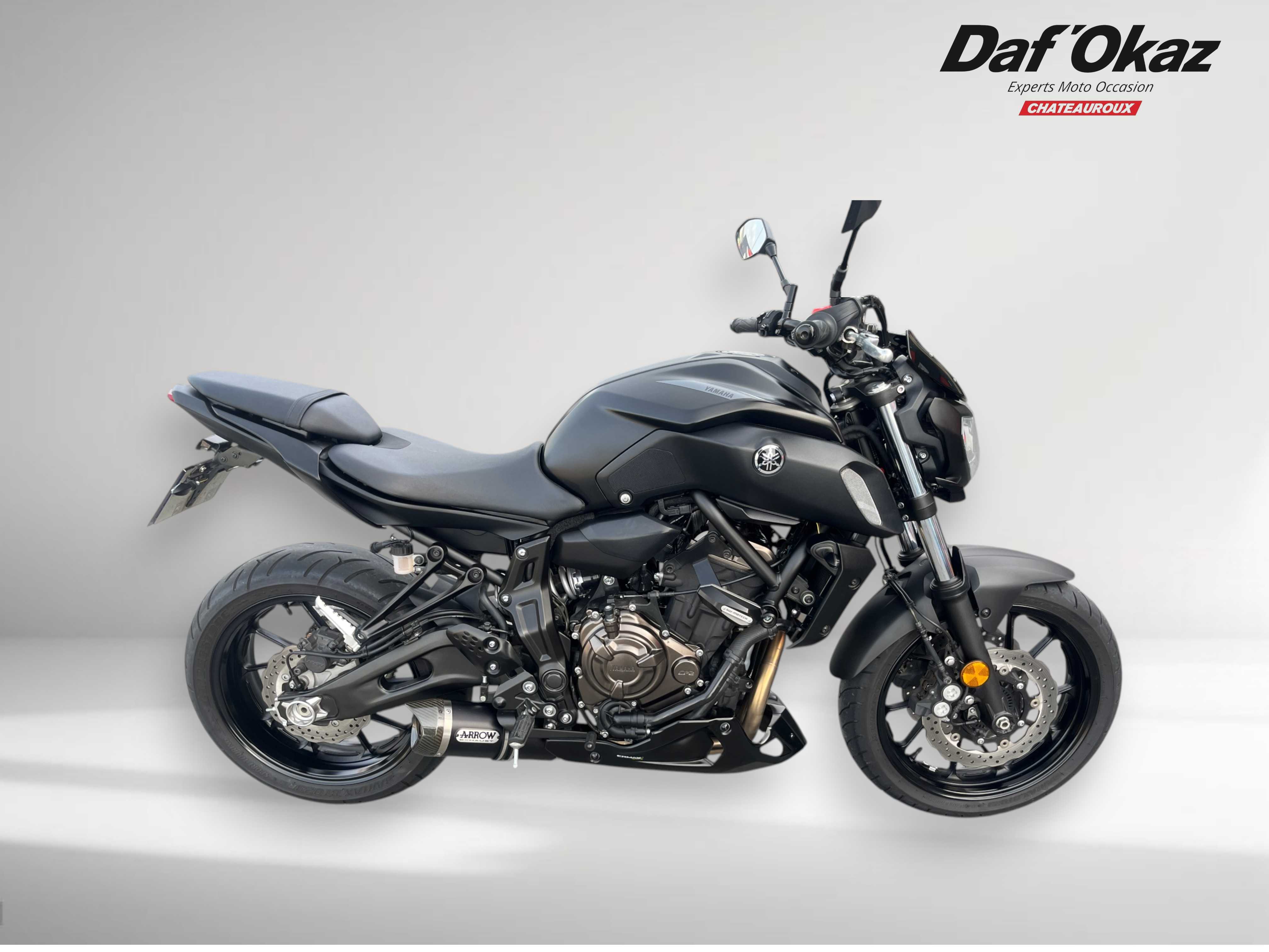 Yamaha MT-07 ABS 2018 HD vue avant