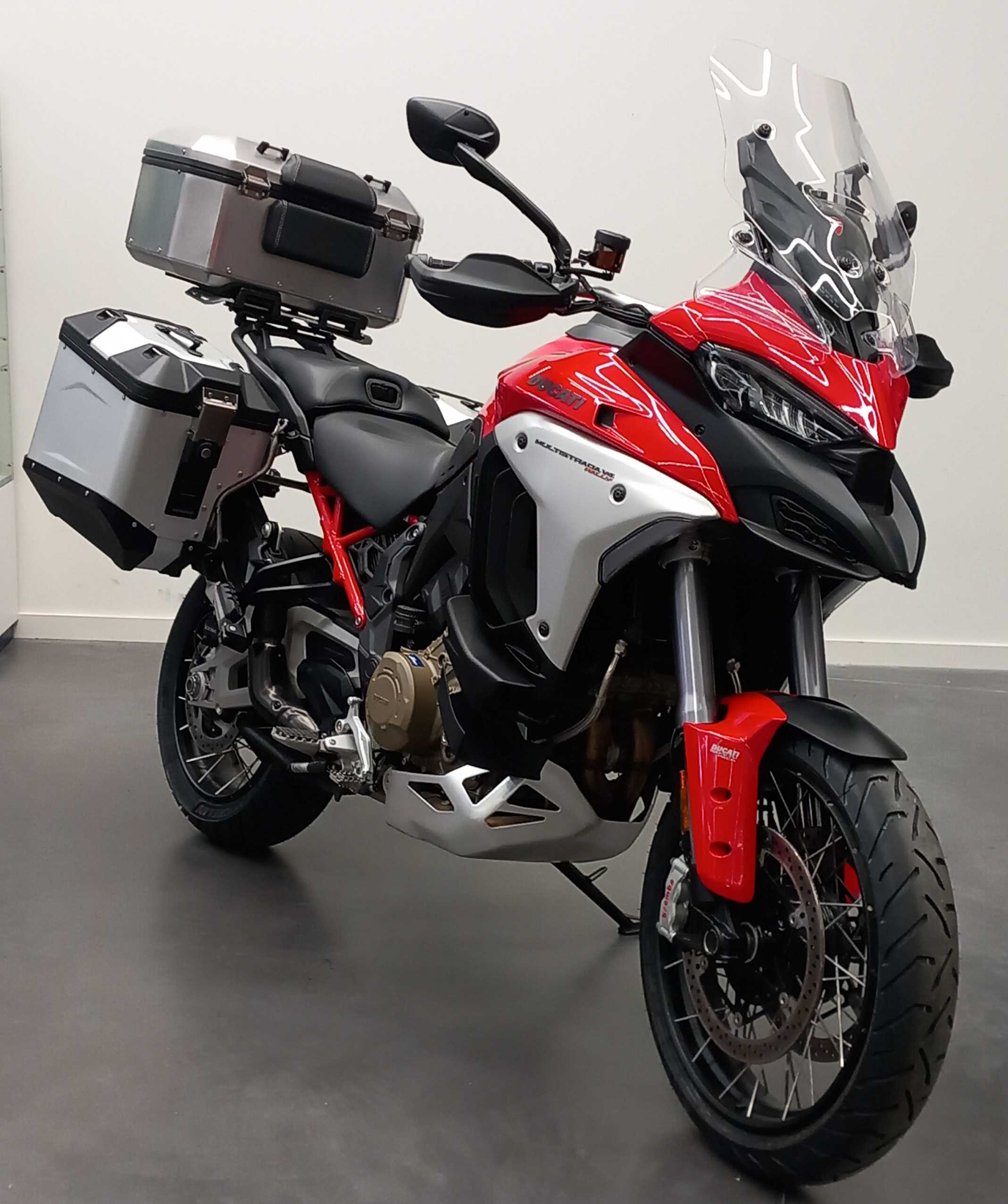 Ducati MULTISTRADA 1160 V4 RALLY 2023 HD vue 3/4 droite