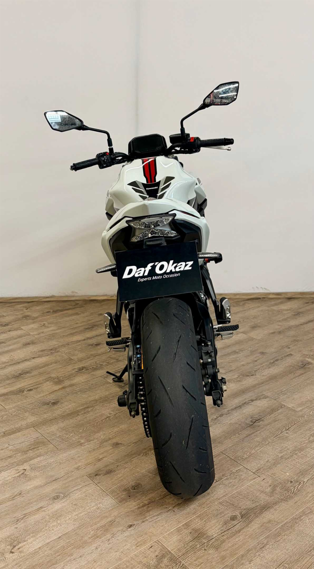 Kawasaki Z 650 2022 vue arrière
