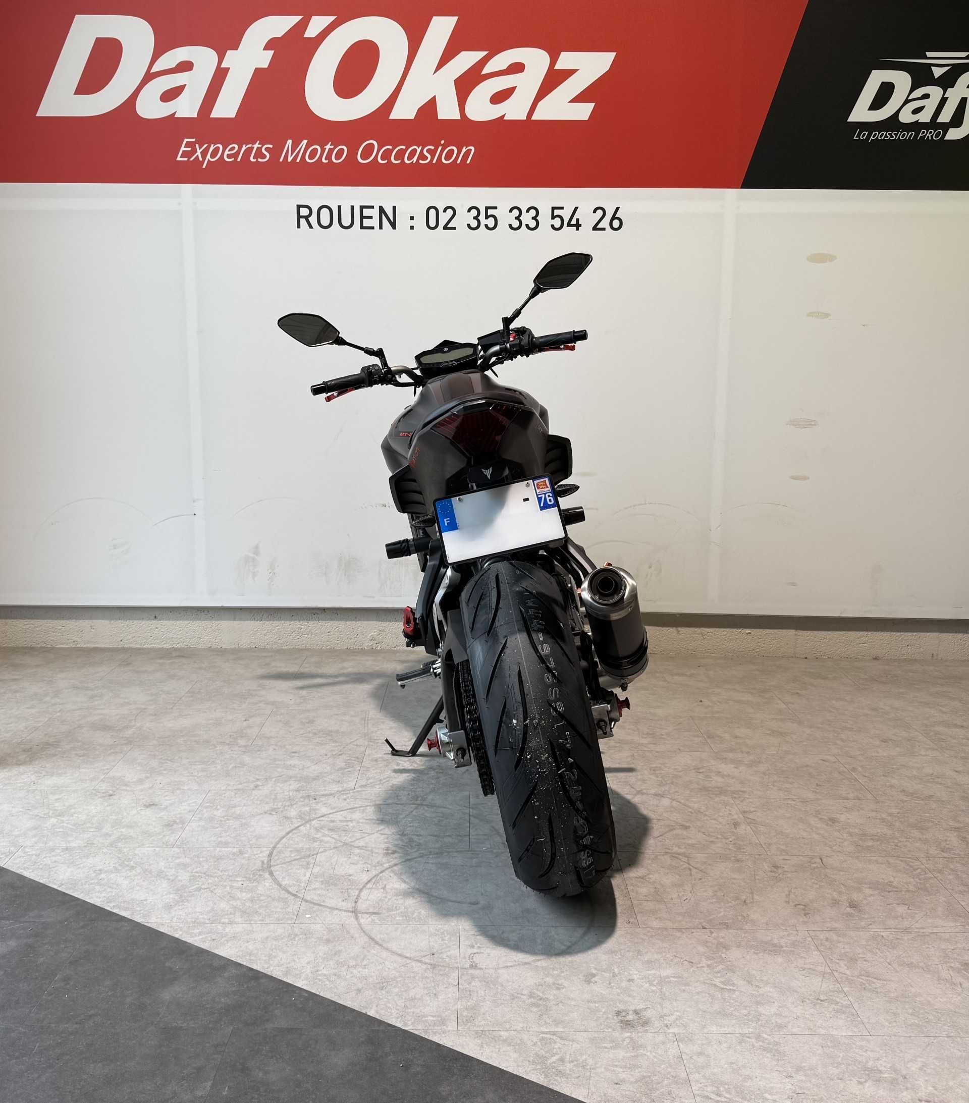 Yamaha MT-07 ABS 2016 HD vue arrière