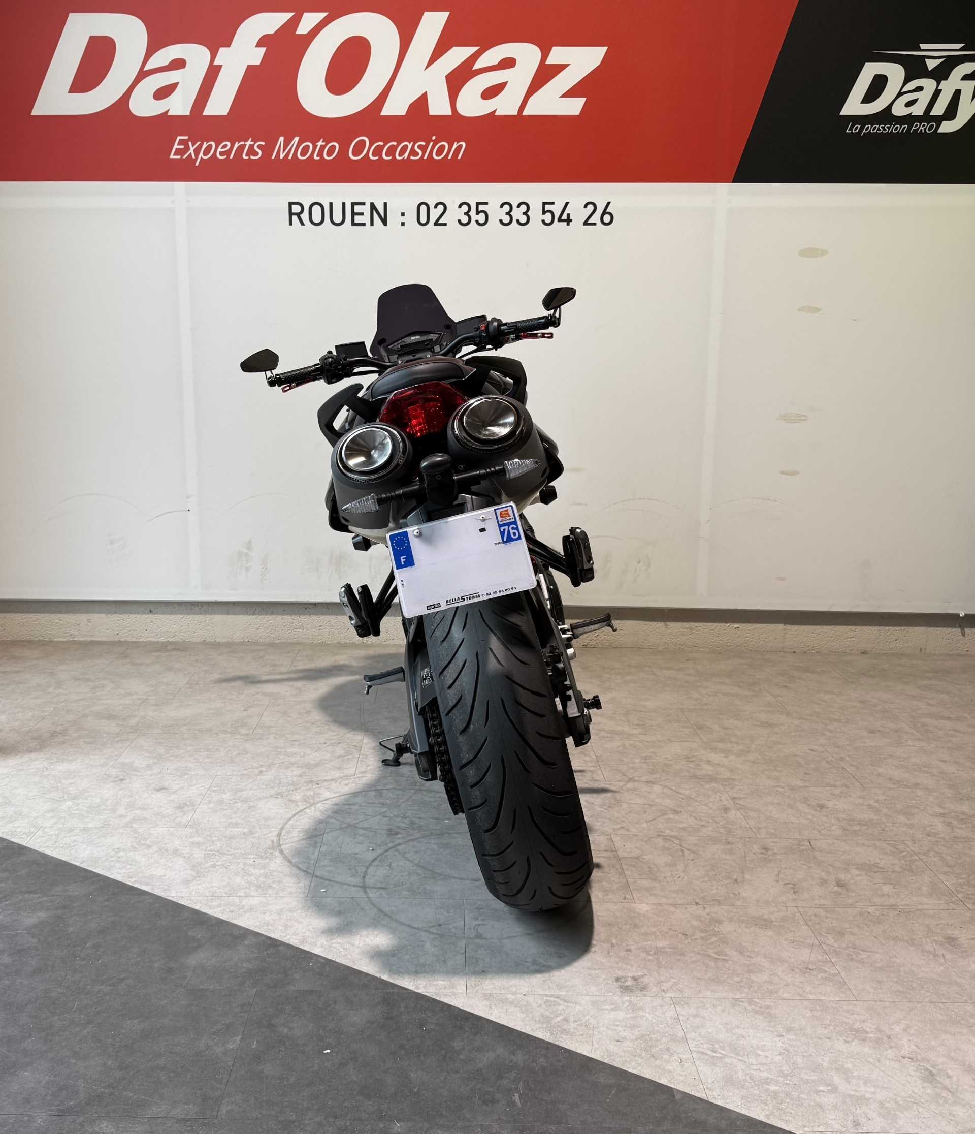 Aprilia Shiver 900 ABS 2020 HD vue arrière