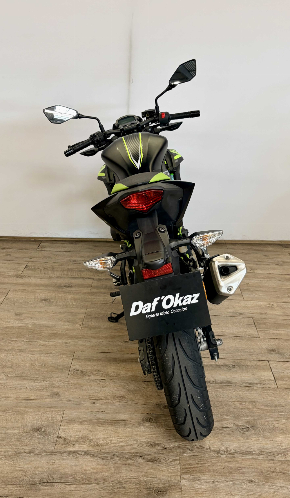 Kawasaki Z 125 2022 vue arrière