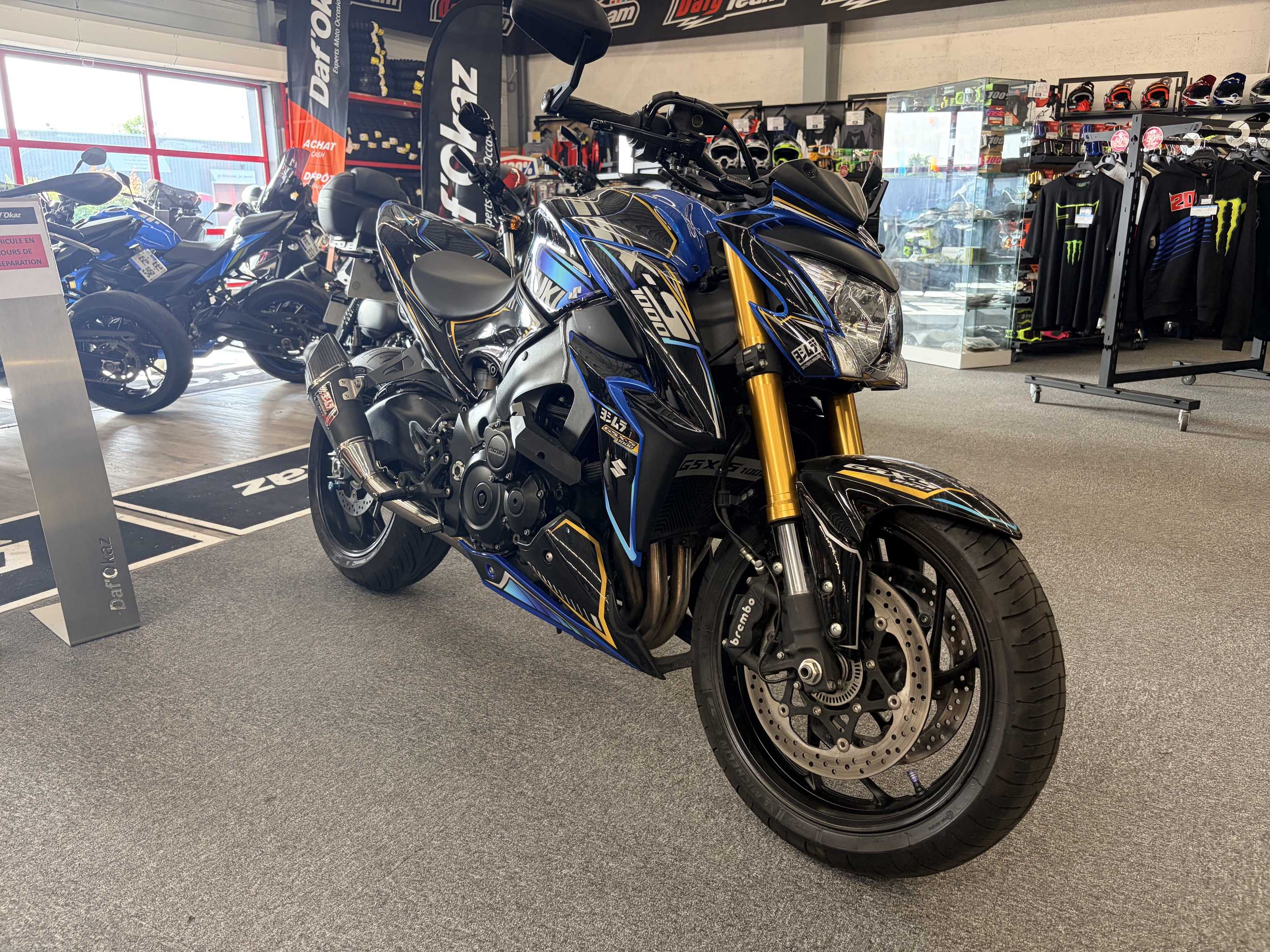 Suzuki GSX-S 1000 ABS 2019 HD vue 3/4 droite