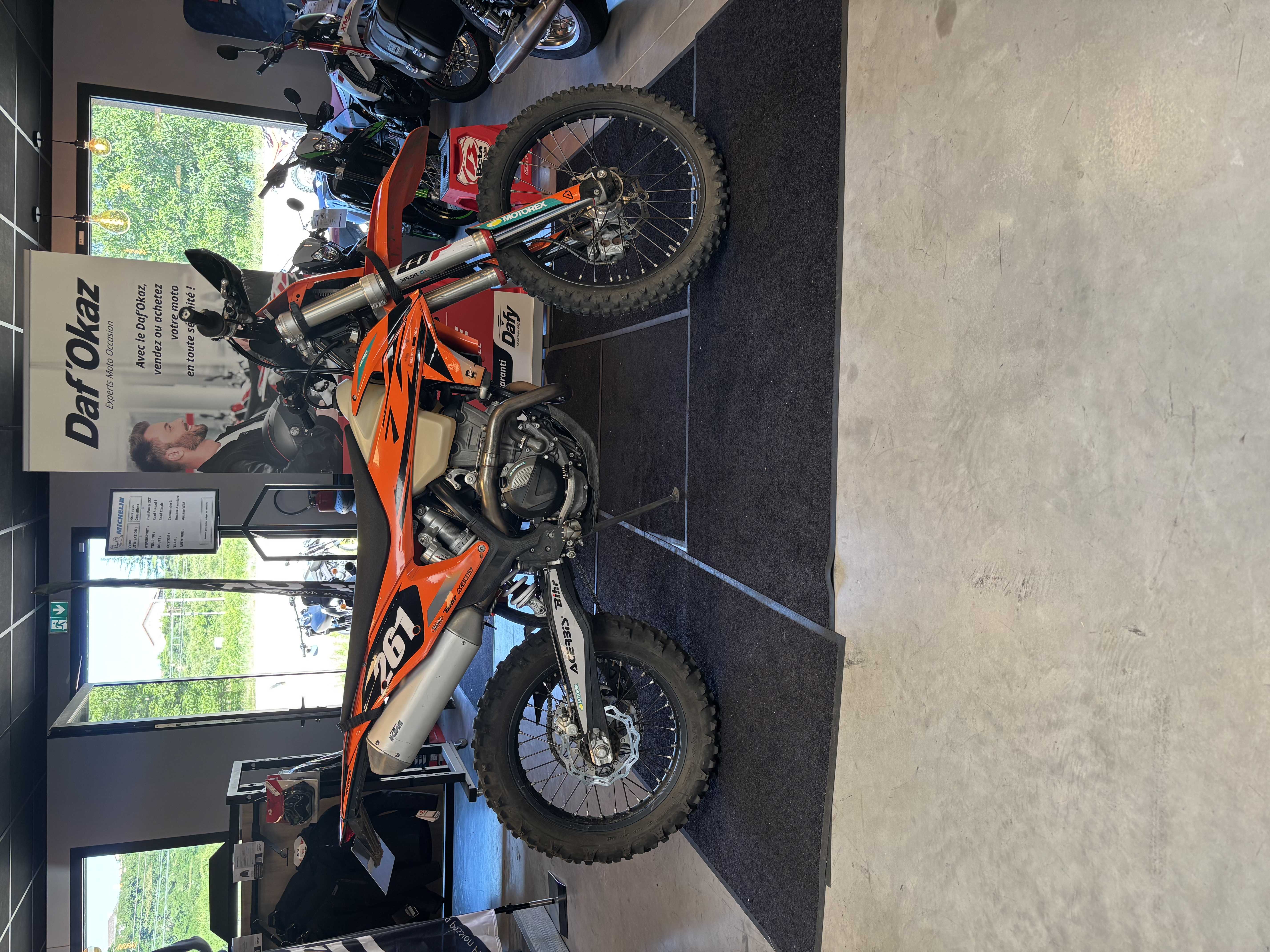 KTM 350 EXC-F 2021 HD vue 3/4 droite