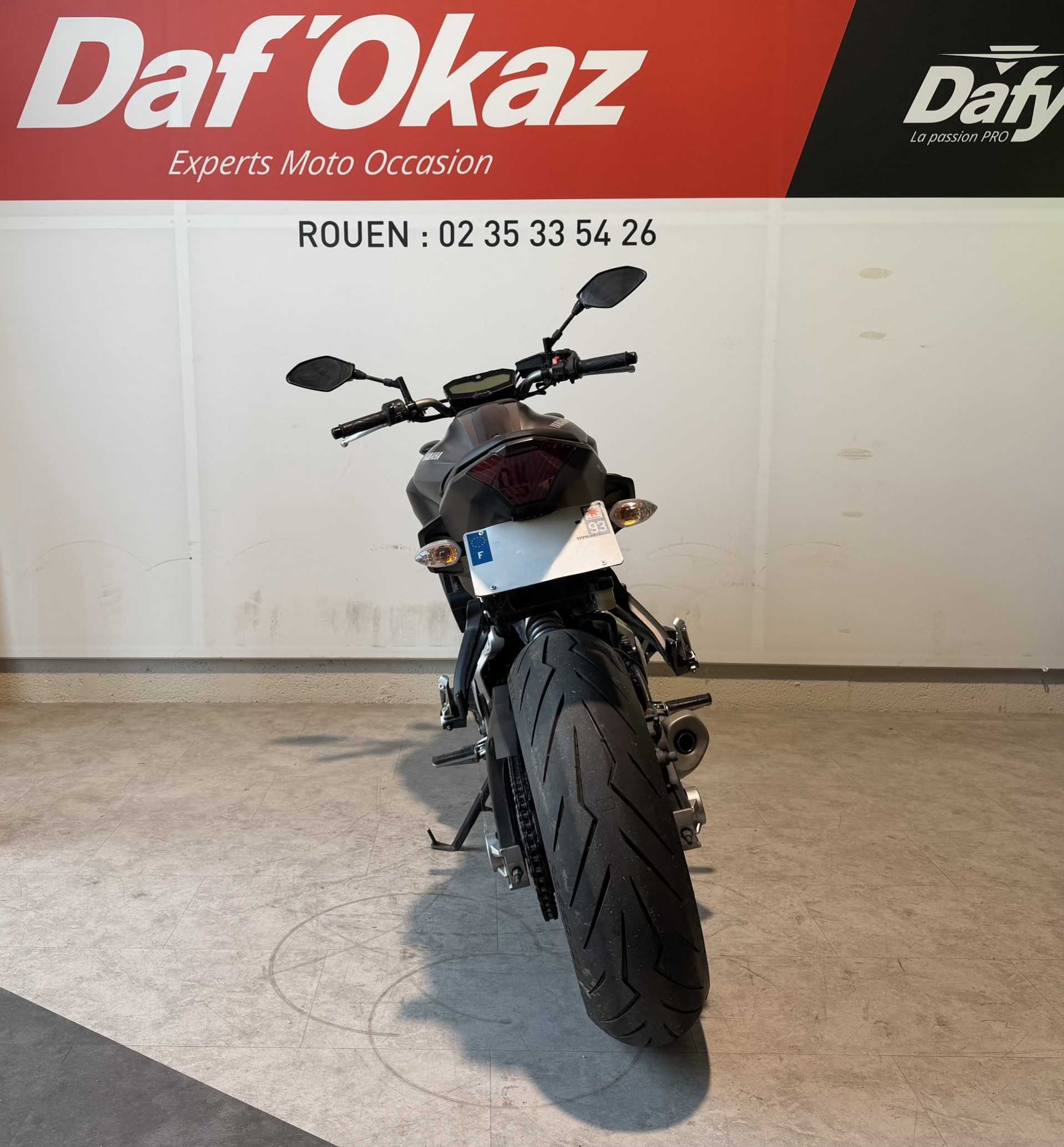 Yamaha MT-07 2014 HD vue arrière