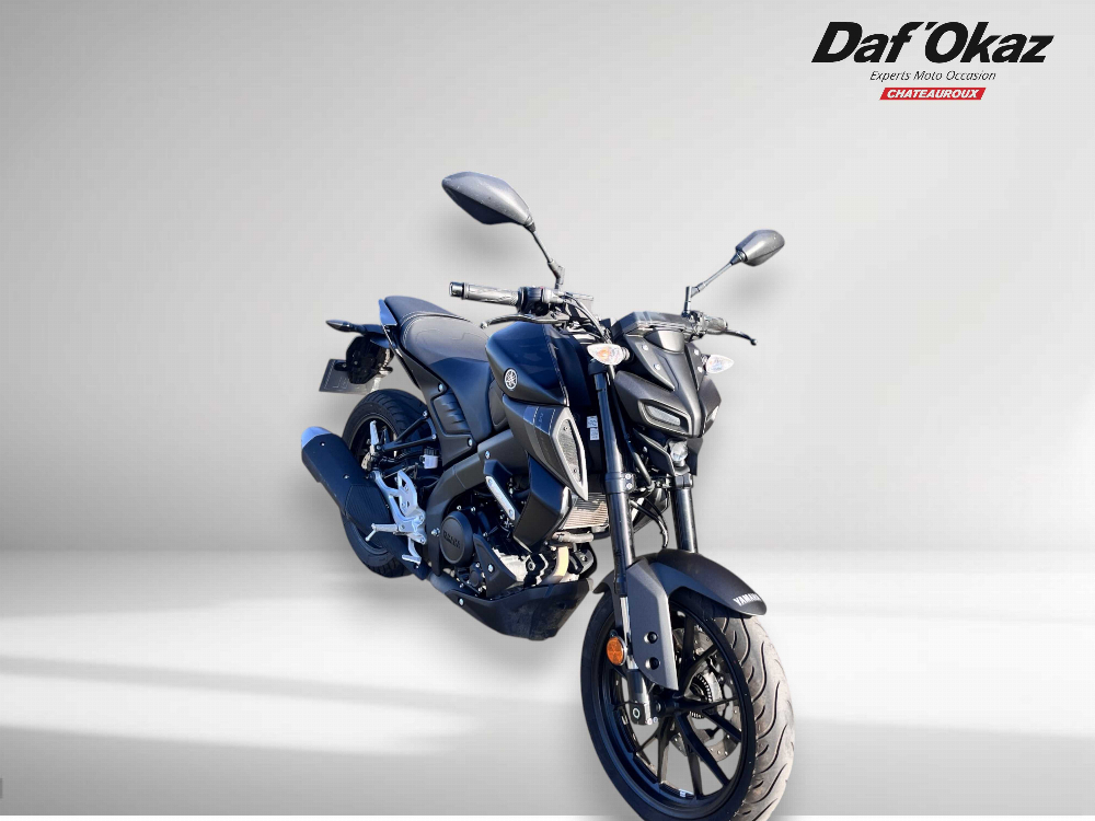 Yamaha MT 125 2023 vue 3/4 droite