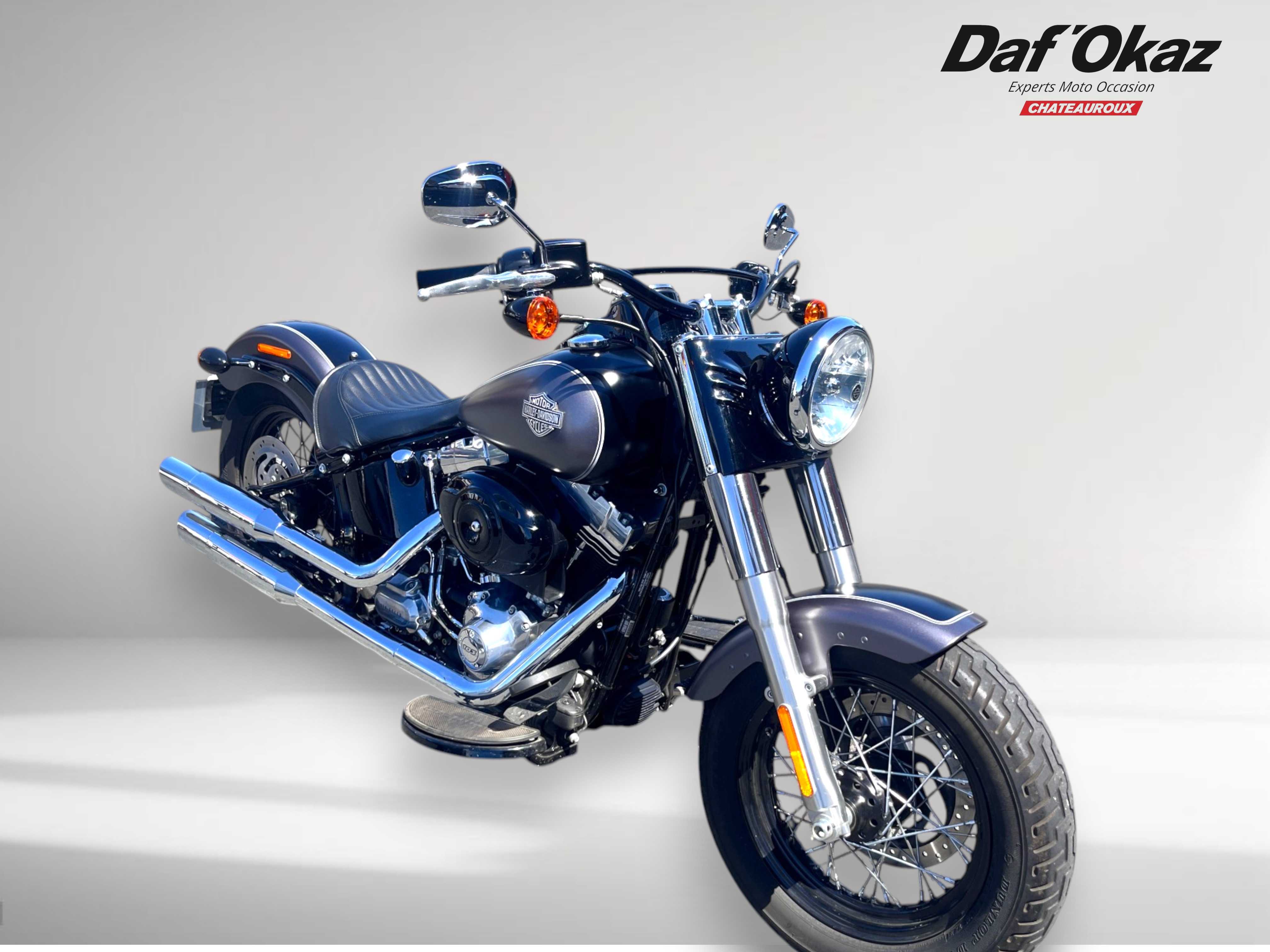 Harley-Davidson FLS 1690 FLS Softail Slim - 2015 HD vue 3/4 droite