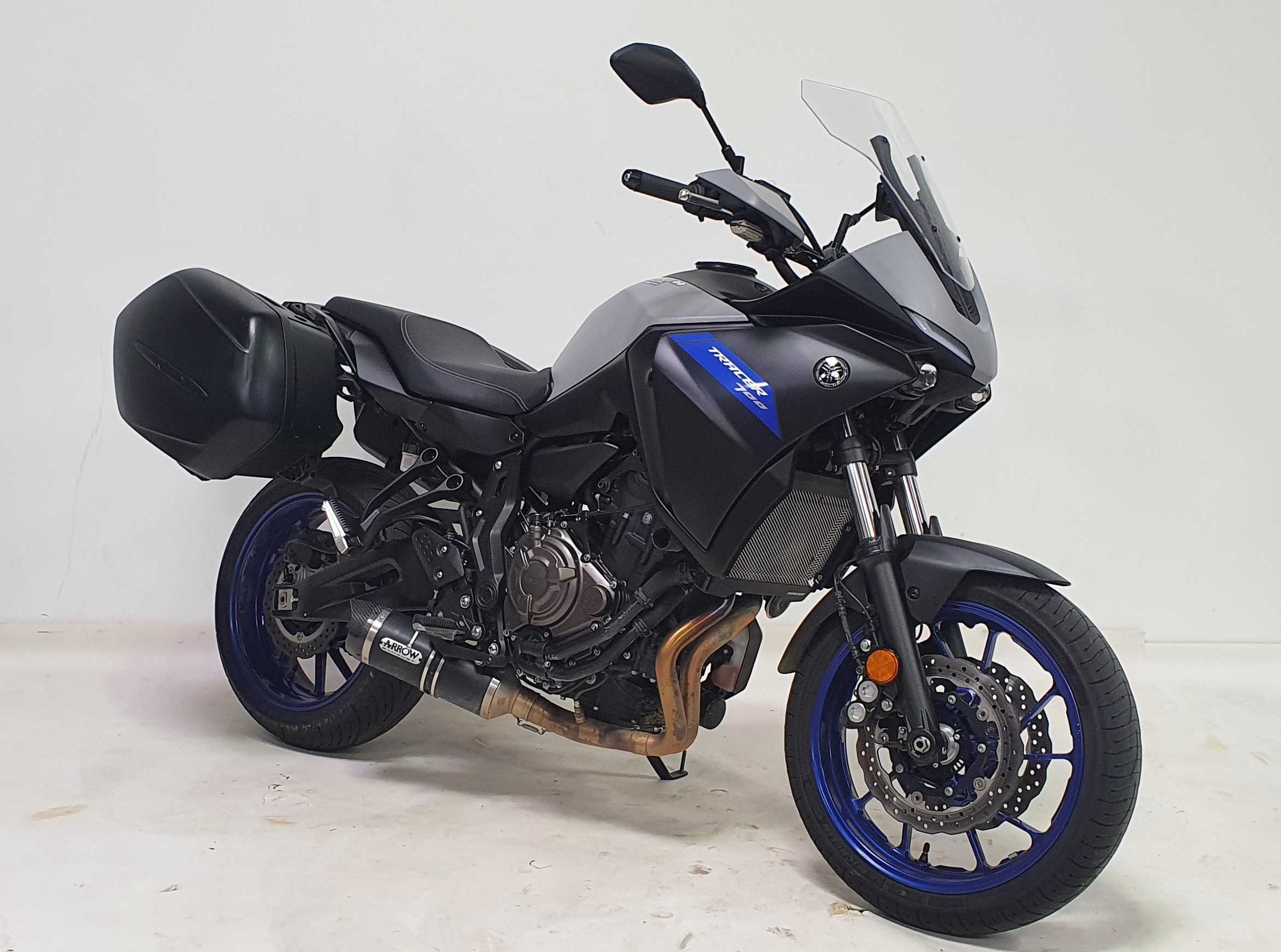 Yamaha MT-07 Tracer (MTT690) (35KW) 2020 HD vue 3/4 droite